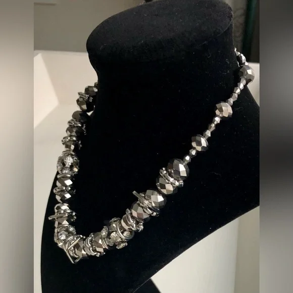 Unique Silver Tone/Bronze Necklace - Picture 8 of 13